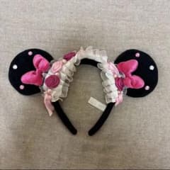 ディズニー ミニー カチューシャ フリル ピンク10日までお値下げ可能‼️のサムネイル
