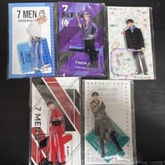 7 MEN 侍 KEY TO LIT 佐々木大光　アクスタ5点セットのサムネイル