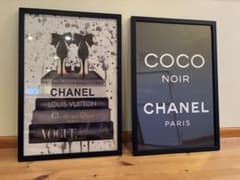 CHANEL シャネル　アートパネル　額付き　2個セットのサムネイル