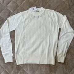 MISCH MASCH ビジュー付き長袖ニットのサムネイル