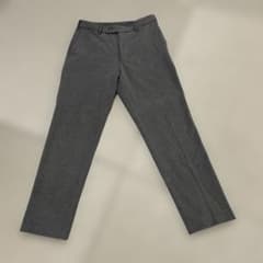 【ユニクロ】メンズ スラックス パンツ グレーヒートテックのサムネイル
