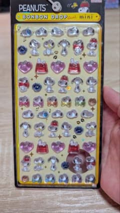 正規品 PEANUTS BONBON DROP mini スヌーピーシールのサムネイル
