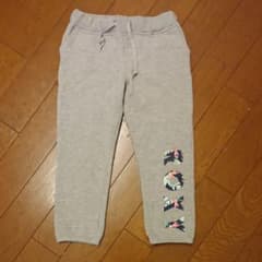 ロキシー　女の子 スウェット 130 ズボン パンツ トレーニング 体操 運動のサムネイル