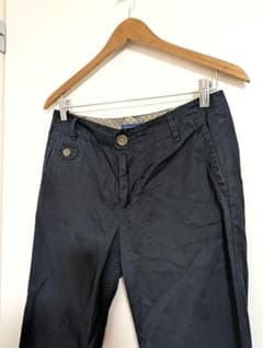 バーバリー ブルーレーベル テーパードパンツ クロップドパンツ 38 M 