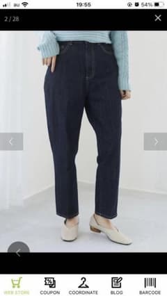 センタープレスデニムパンツのサムネイル