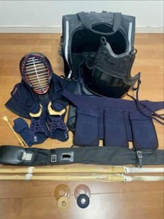 小学生低学年 剣道防具セット ミツボシ 豪 ネイビーのサムネイル