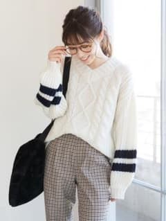 RAY CASSIN ライン×ケーブルプルオーバーのサムネイル
