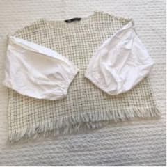 ZARA  ツイードトップスのサムネイル