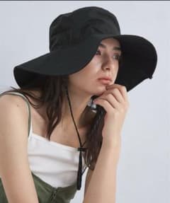 【別注】＜NEW ERA＞ワイドブリム ハット2 - 撥水 - ブラックのサムネイル
