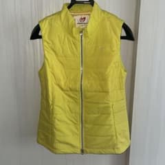 マスターバニー イエロー ダウンベスト レディースゴルフウェア サイズ