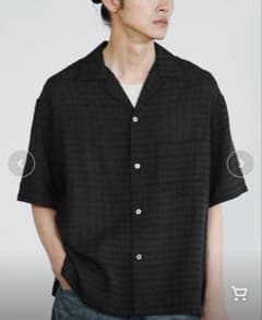 WYM LIDNM GAUZE JACQUARD CHECK H/S SHIRT