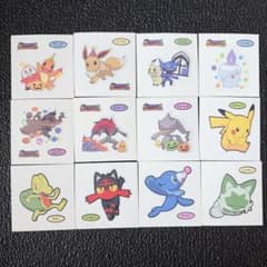 ポケモンパン デコキャラシール 12枚セットのサムネイル