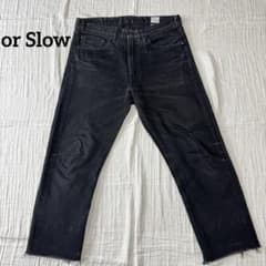 orSlow オアスロウ 107 ブラックデニム セルビッジ ジーンズ 2 M