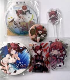 Re:AcT 魔光リサ　まとめ売り　6点　缶バッジ　アクリルスタンドのサムネイル