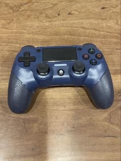 PS4対応 ワイヤレスコントローラー ブルー ジャンク品 充電不可のサムネイル