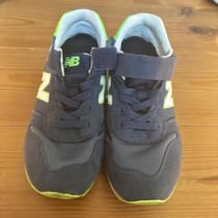 New Balance スニーカー ネイビー/ライムのサムネイル