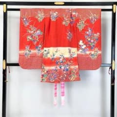子供着物 七五三 3歳 御所車 花模様 金駒刺繍 CK-7323 CK-7377 子供着物 七五三 3歳 四季の花模様 金彩 CK-7323 - メルカリ