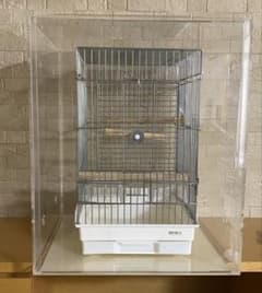 鳥カゴ 防音アクリルケージ おやすみカバー 中型インコ用 - メルカリ