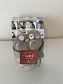 ロイヤルコペンハーゲンイヤーフィギュリン　2003年　フクロウ ロイヤルコペンハーゲンイヤーフィギュリン 2003年 フクロウ - メルカリ