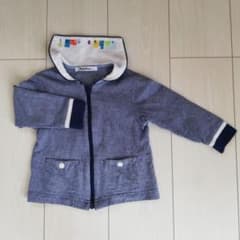 【再値下げ】ファミリア　薄手アウター　サイズ90のサムネイル