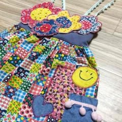 バナバナ＊パッチワーク風エプロンワンピースのサムネイル