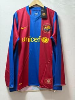n*i様 07/08 バルセロナ ユニフォーム 10番 ロナウジーニョ 長袖 M m*i様 07/08 バルセロナ ユニフォーム 10番 ロナウジーニョ 長袖