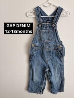 【美品】GAP デニム オーバーオール サロペット 12-18 month - 5