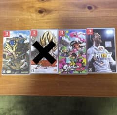 モンスターハンター スプラトゥーン FIFA18 Switchのサムネイル