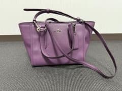 COACH パープル ショルダーバッグのサムネイル