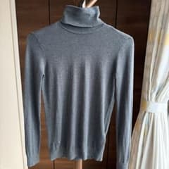 美品 LAUREN RALPH LAUREN シルク混タートルネック XS日本Sのサムネイル