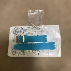 新品未使用：腕時計バンド 防水 シリコンラバー製 Swatch用 19mm