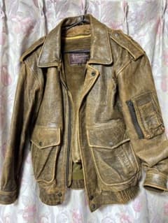 OLD ANTHONY レザージャケット ブラウン Lのサムネイル