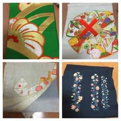 本日削除します！ sale!  着物  リメイク  はぎれ  帯  値下げ！のサムネイル