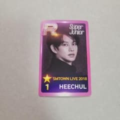 SMTOWN LIVE 2018 トレカ　ヒチョルのサムネイル