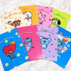 BT21 Have a Sip of Summer クリアファイル 8枚セットのサムネイル