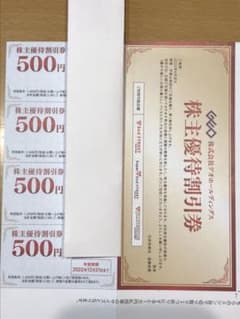 ゲオホールディングス　株主優待割引券のサムネイル