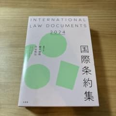 国際条約集 2024 有斐閣のサムネイル