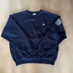 Champion×WONDAネイビー クルーネック スウェット　ヴィンテージのサムネイル
