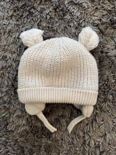 baby GAP くま耳 ニット帽　裏ボアのサムネイル