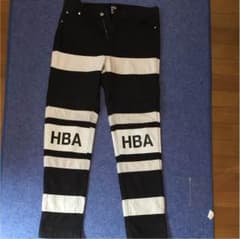 HOOD BY AIR ブラック&ホワイトパンツのサムネイル