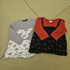futafuta / puppet house 80cm チュニック 花柄のサムネイル
