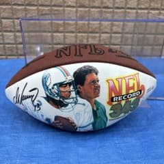 NFLクォーターバック　ダン・マリーノ　サイン入りフットボール　ウィルソン NFLクォーターバック ダン・マリーノ サイン入りフットボール