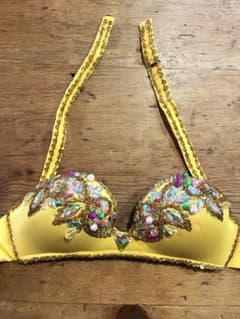 ★ブラのみです★ベリーダンス　ハナンHANAN黄色衣装　未使用のサムネイル