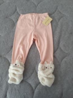 値下げ！新品未使用タグ付！ねこちゃんレギンスのサムネイル
