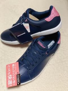 新品　スケッチャーズ　紺✖️ピンク　24.5cmのサムネイル