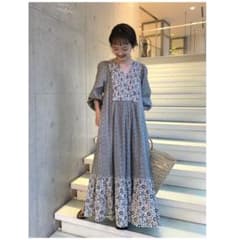 サラマリカ　コットンロングワンピース　ヌキテパお好きな方も サラマリカ コットンロングワンピース ヌキテパお好きな方も