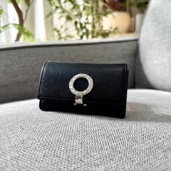 BVLGARI ブルガリ 6連 キーケース ブラック メンズ - メルカリ