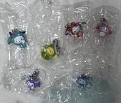 サンリオ　けろけろパーティ　めじるしアクセサリー　全6種　コンプリートのサムネイル