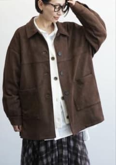 FASHFREN ソフトスエードシャツアウターのサムネイル