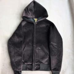 カーハート ベロアパーカー アクティブジャケット Carhartt 90s ベロア ダックパーカー アクティブジャケット - メルカリ